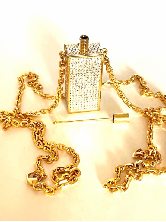 Judith Leiber Jewelry - Vintage Judith Lieber perfume bottle Necklace